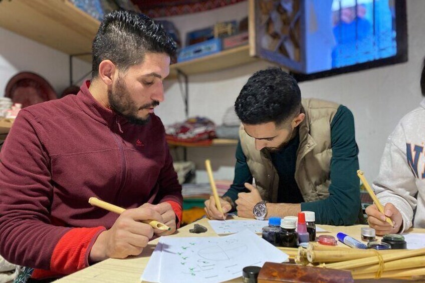 Moroccan and Islamic Calligraphy Class with Local Artist