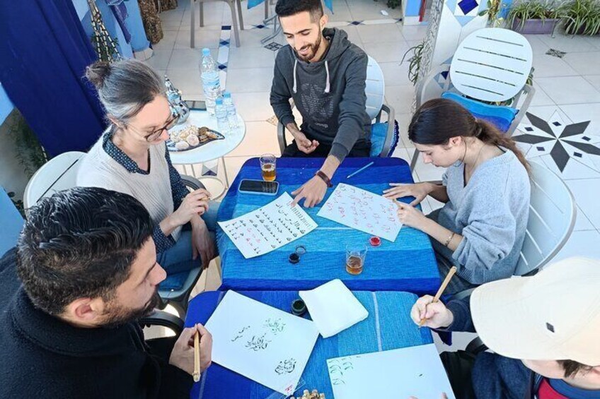 Moroccan and Islamic Calligraphy Class with Local Artist