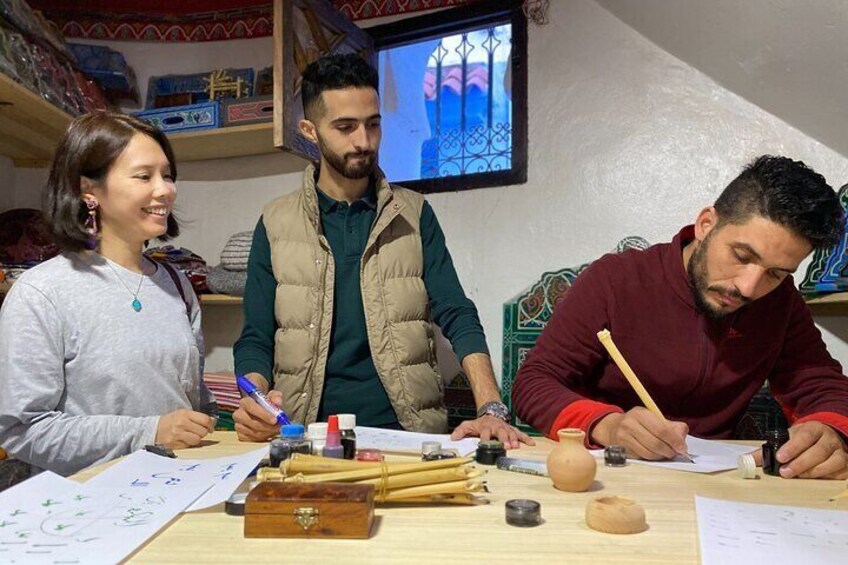 Moroccan and Islamic Calligraphy Class with Local Artist