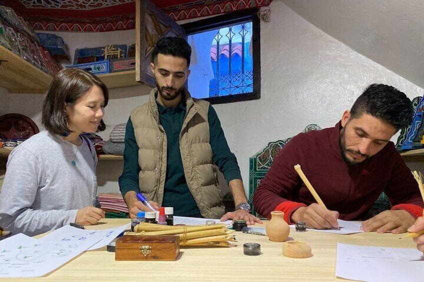 Moroccan and Islamic Calligraphy Class with Local Artist