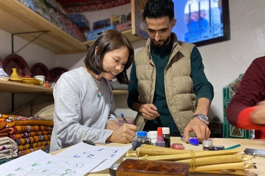 Moroccan and Islamic Calligraphy Class with Local Artist