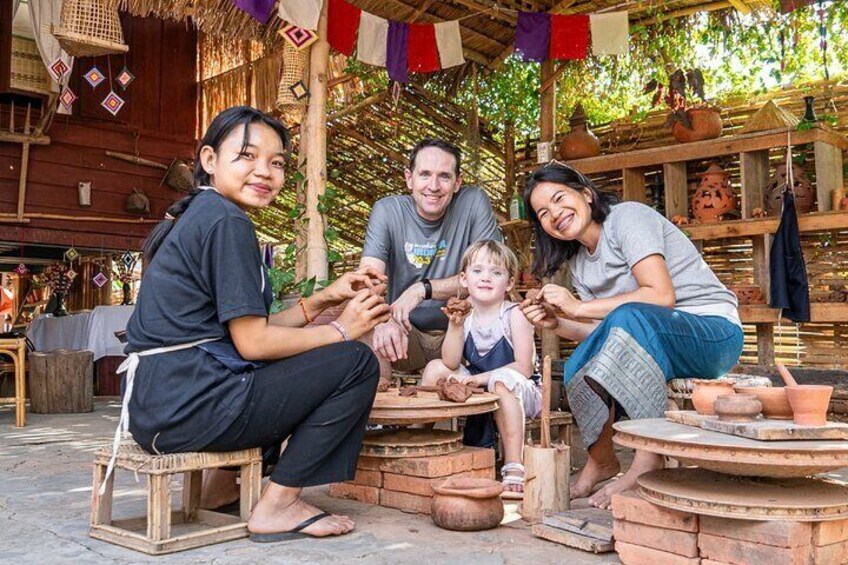 Luang Prabang Cooking and Pottery Experience