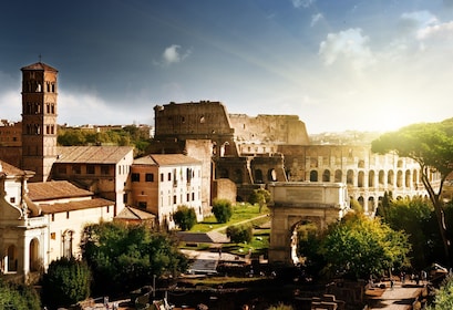 Eintrittskarten für das Kolosseum und das Forum Romanum mit Multimedia-Vide...
