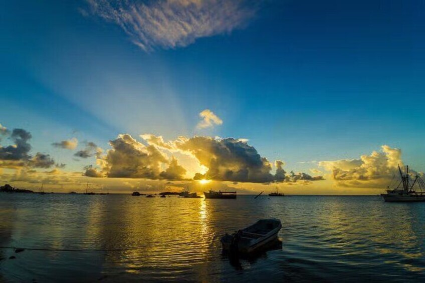 Sunrise in San Andres Island