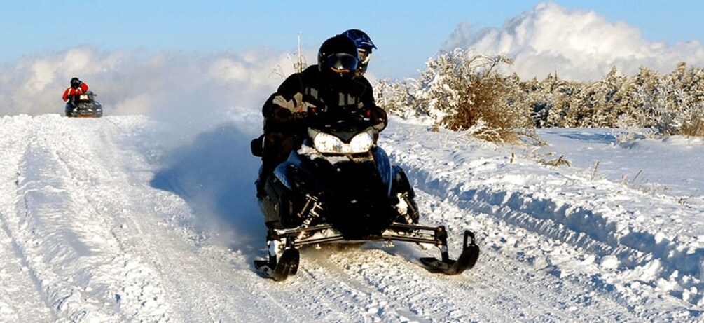 Picture 6 for Activity Laurentian Mountains: Guided Snowmobile Experience