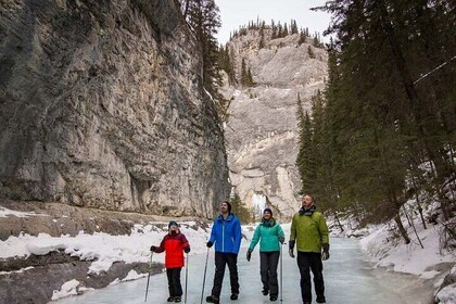 Grassi Lake and Grotto Canyon Icewalk from Banff