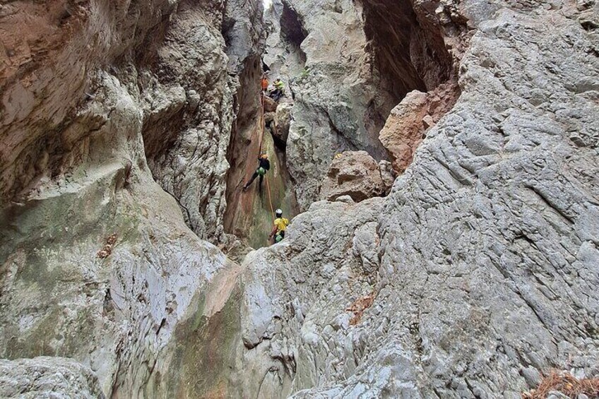 Family Adventure From Athens Canyoning at Pisia Canyon