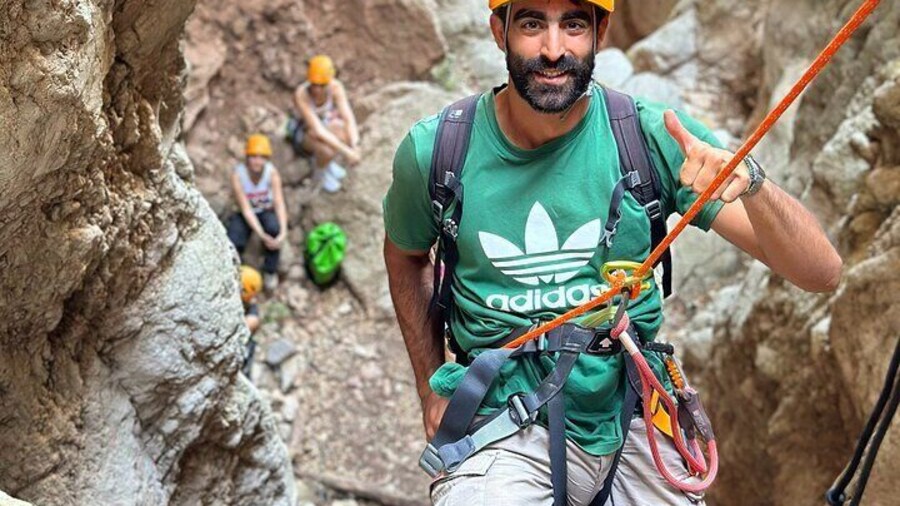 Family Adventure From Athens Canyoning at Pisia Canyon