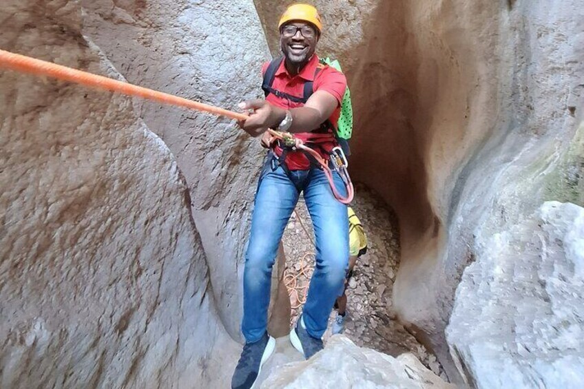 Family Adventure From Athens Canyoning at Pisia Canyon