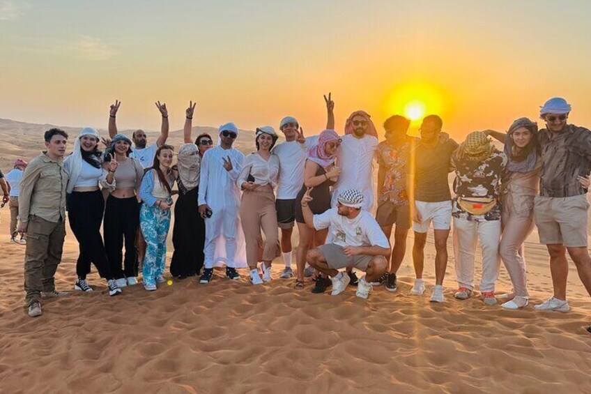 Evening, Desert Safari with big group