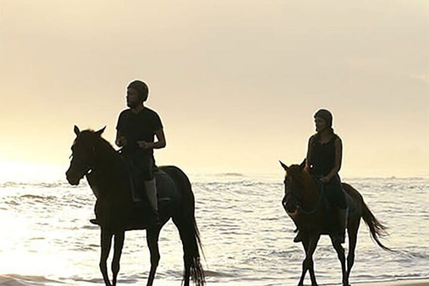 Horse Riding Experience on Black Sand Beach Bali