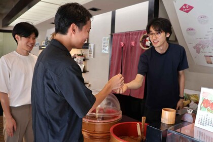 Day tour in Obuse Hokusai Miso and Sake near the snow monkey