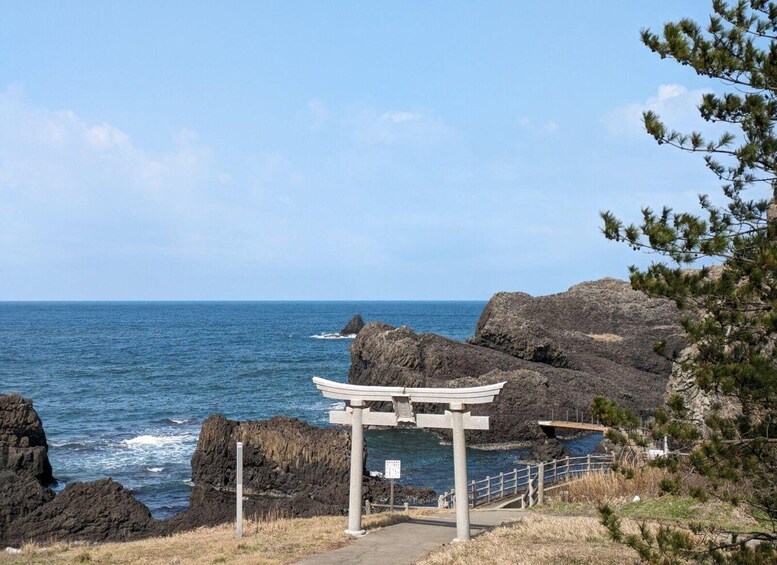 Picture 2 for Activity From Kanazawa: Fukui's Stunning Cliffs, Island, and Port