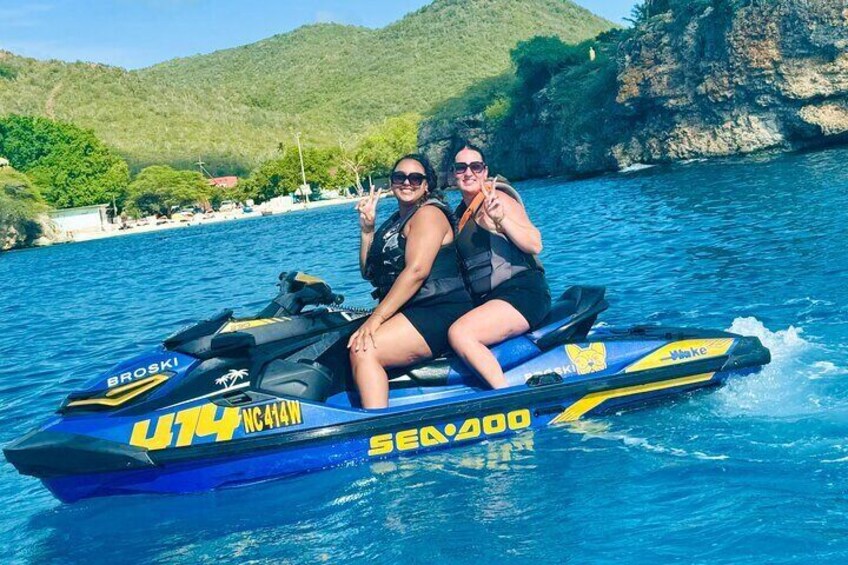 Private Curaçao Jetski Tour with Action Video