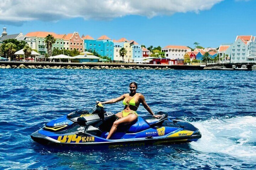 Private Curaçao Jetski Tour with Action Video