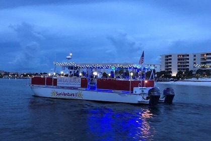 Destin Harbor Sunset, Dolphin and Holiday Lights Cruise