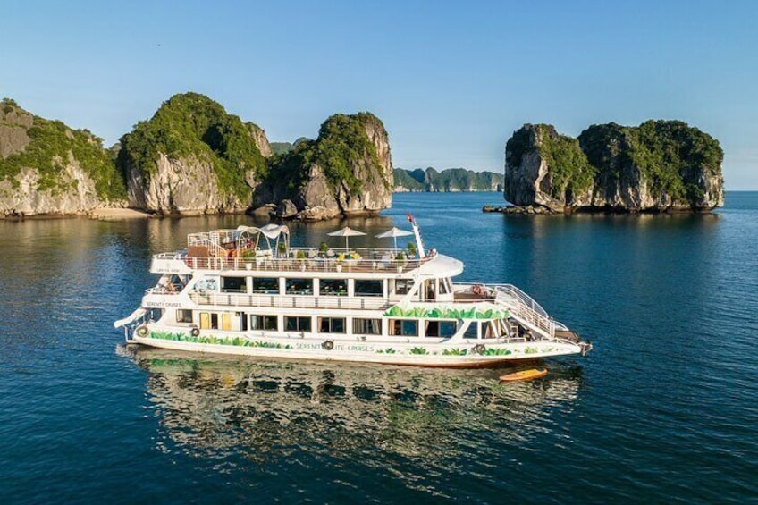 From Cat Ba: Luxury Lan Ha Bay Day Cruise-Viet Hai Village Biking