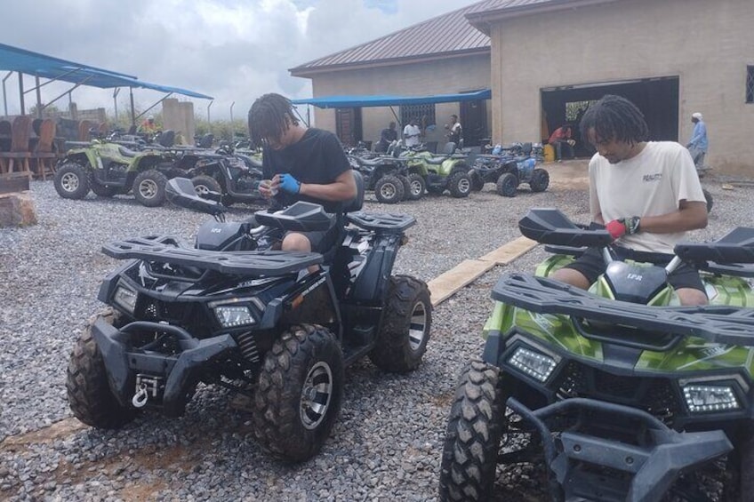 ATV Adventure and Aburi Gardens Private Day Tours 