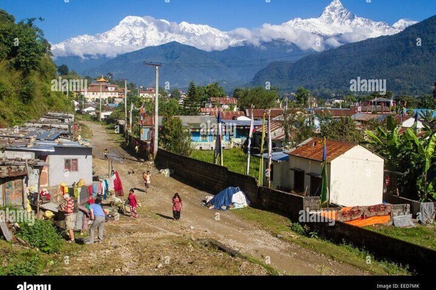 Tibetan Refugees Settlement camp in Pokhara 