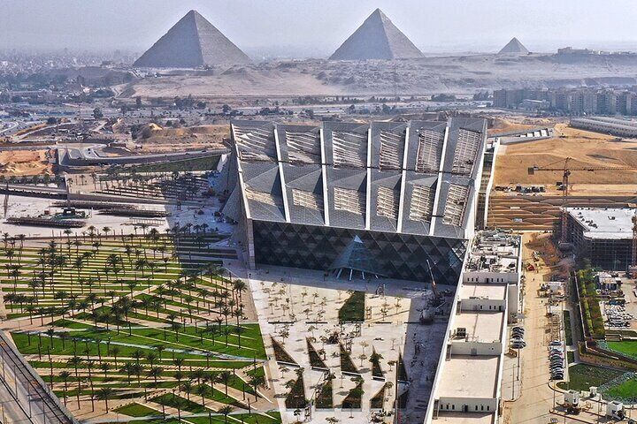 Grand Egyptian Museum, Giza Pyramids and Great Sphinx Tour