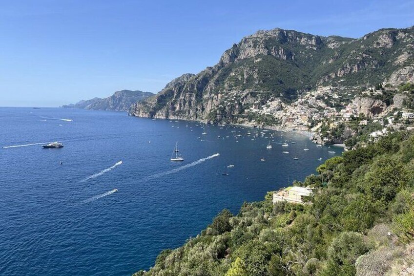 Amalfi Coast Tour and Wine Tasting From Positano with Transfer