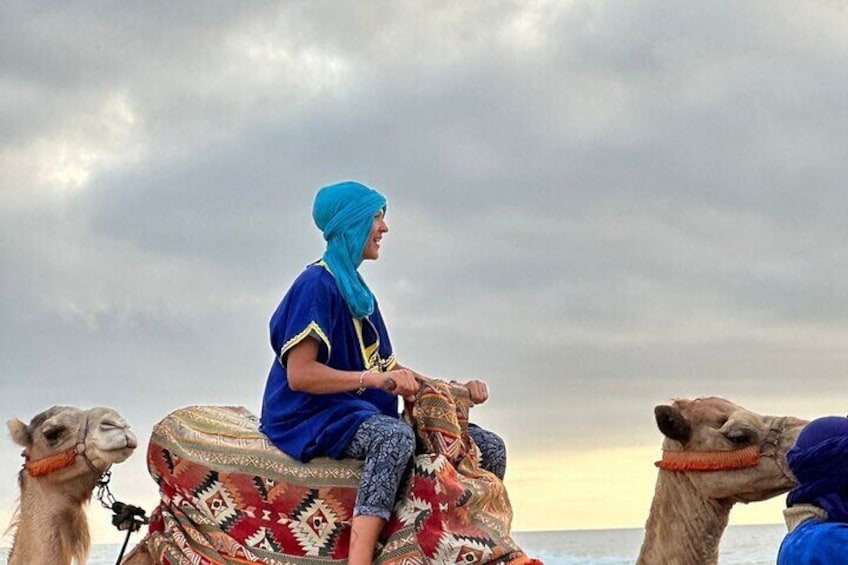 Safari Camel Ride in Banana Beach from Agadir