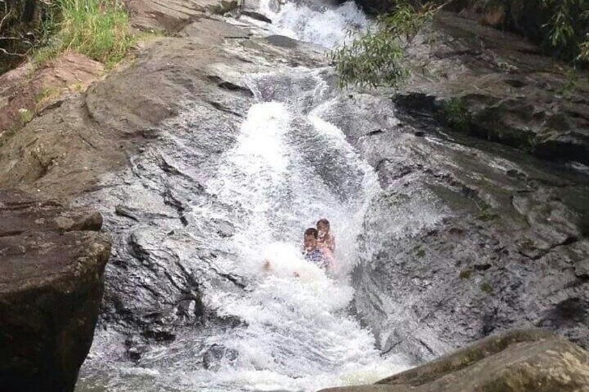Rainforest Waterslide and Luquillo Beach with Transport