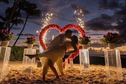 Private Romantic Beach Proposal in Nassau Bahamas