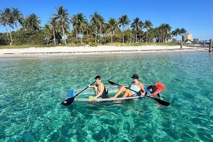 Clear Kayak Peanut Island day rental• snorkel gear included