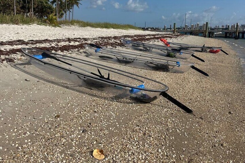 Clear Kayak Peanut Island day rental• snorkel gear included