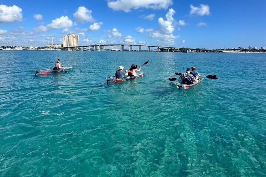 Clear Kayak Peanut Island day rental• snorkel gear included