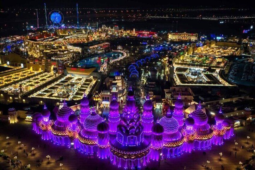 Dubai Garden Glow, Frame,And Global Village Tour 