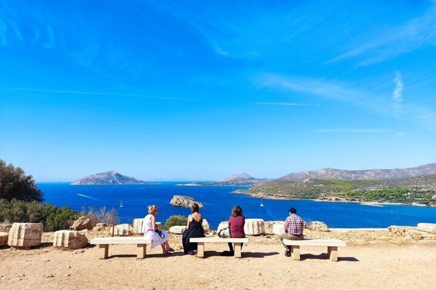 Majestic Sounio Temple of Poseidon Tour