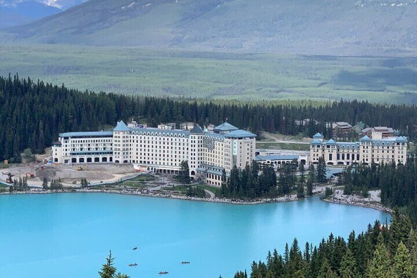 2 Day Banff Lake Louise Johnston Canyon Gondola Hot Springs tour