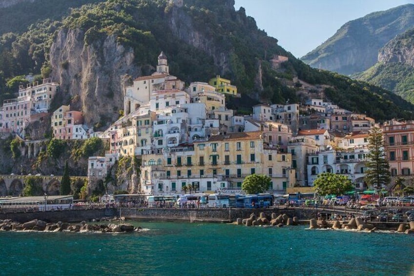 Amalfi Coast Tour and Boat Excursion From Naples with Transfer