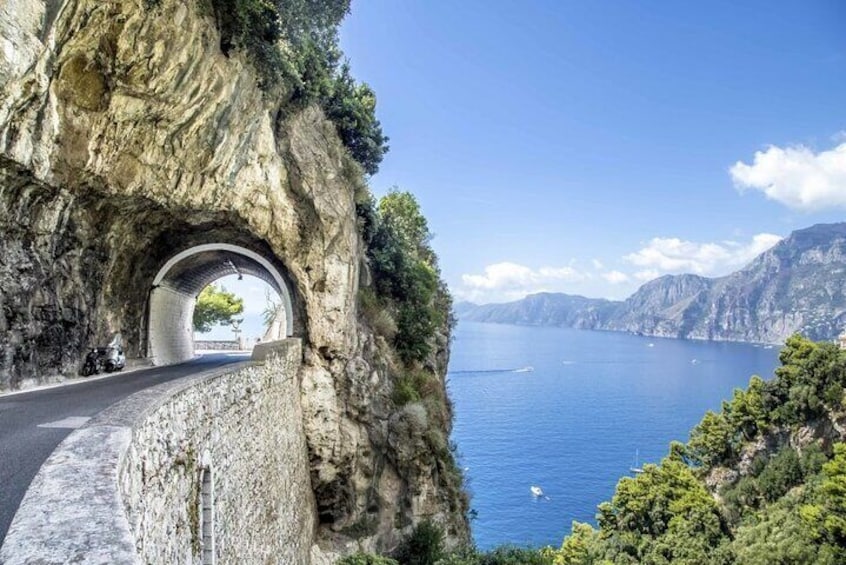 Amalfi Coast Tour and Boat Excursion From Naples with Transfer