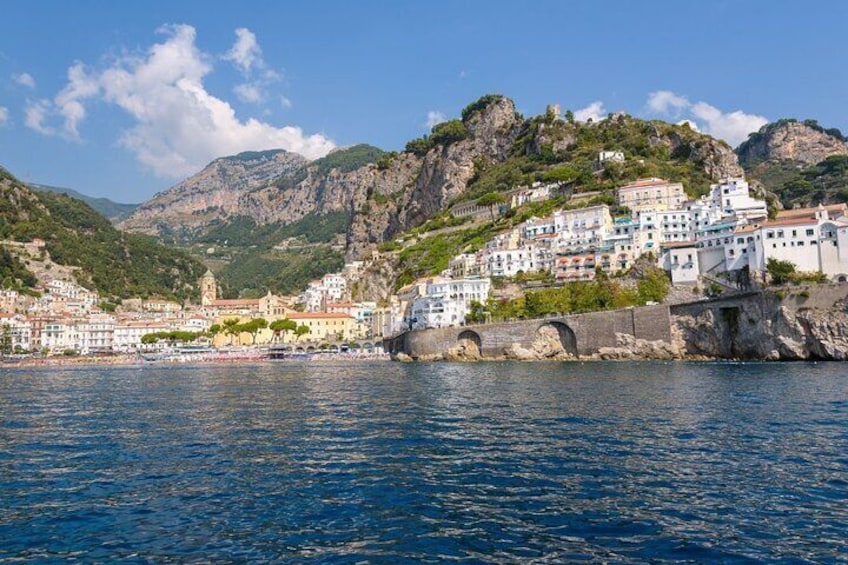 Amalfi Coast Tour and Boat Excursion From Naples with Transfer