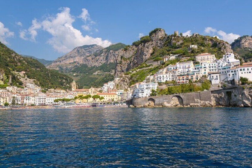 Amalfi Coast Tour and Boat Excursion From Positano with Transfer