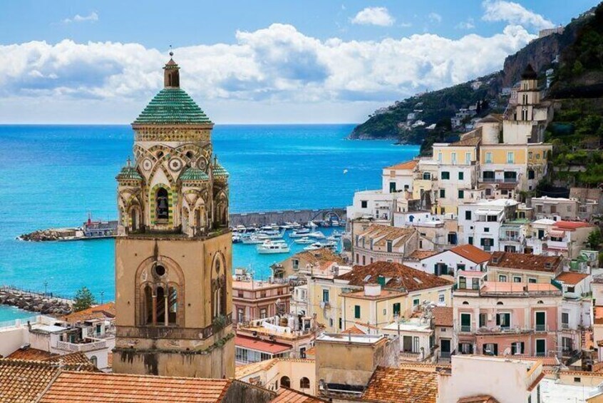 Amalfi Coast Tour and Boat Excursion From Positano with Transfer