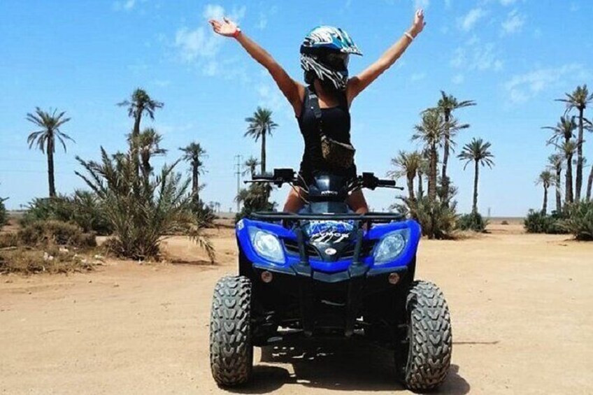 ATV Quad Adventure and Camel Ride at Palmeraie Desert - Marrakesh