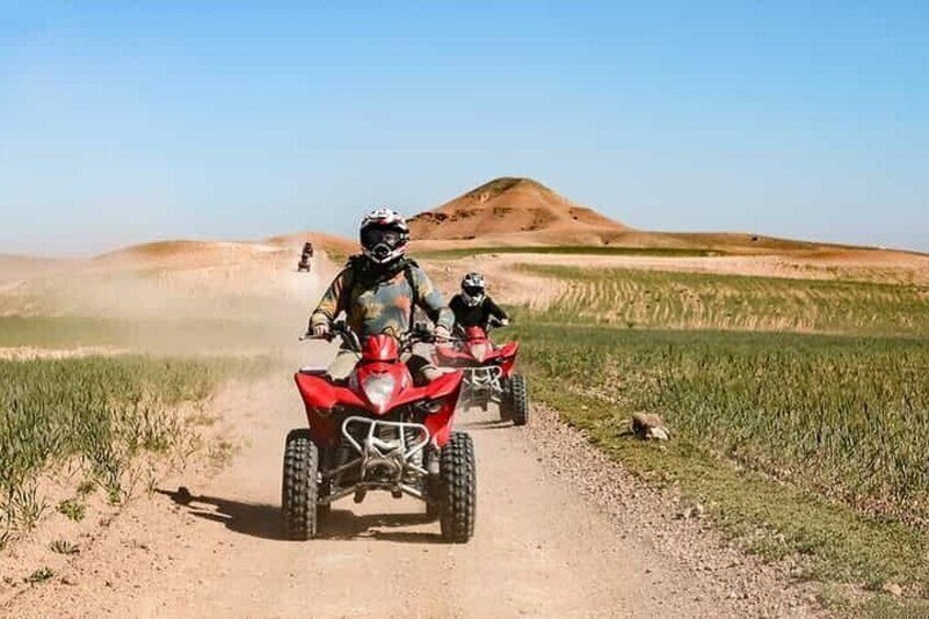 ATV Quad Adventure and Camel Ride at Palmeraie Desert - Marrakesh