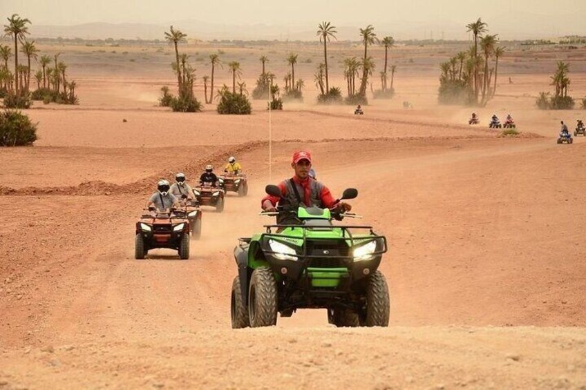 ATV Quad Adventure and Camel Ride at Palmeraie Desert - Marrakesh