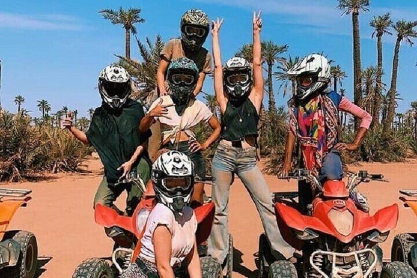 ATV Quad Adventure and Camel Ride at Palmeraie Desert - Marrakesh
