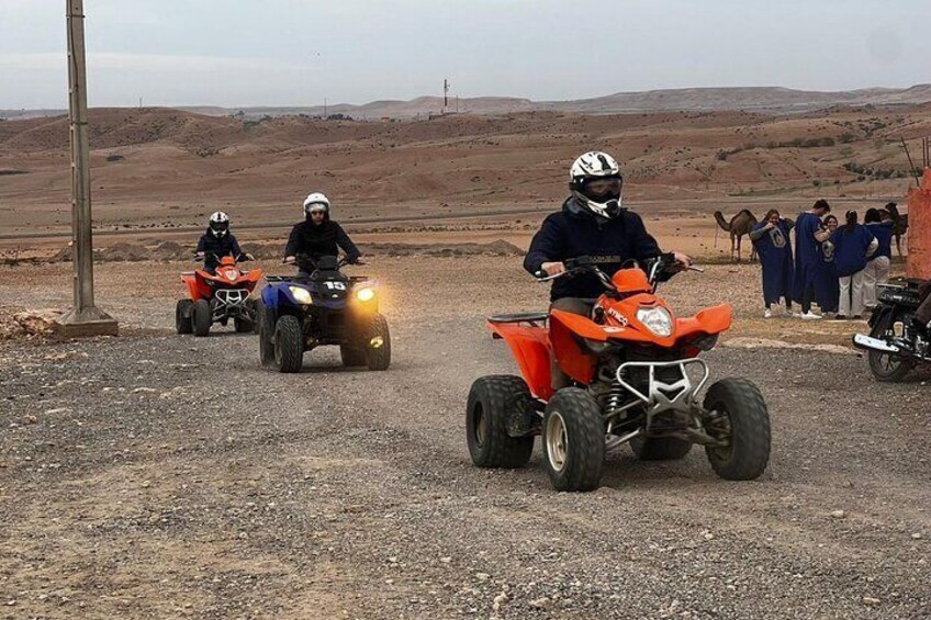 ATV Quad in Agafay desert, Dinner, Show & Camel Ride - Marrakesh