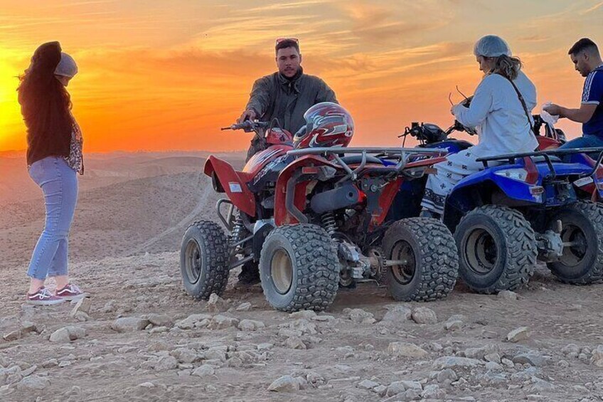 ATV Quad in Agafay desert, Dinner, Show & Camel Ride - Marrakesh