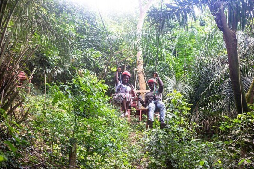 Aburi, Ghana Private Zipline and Adventure Experience