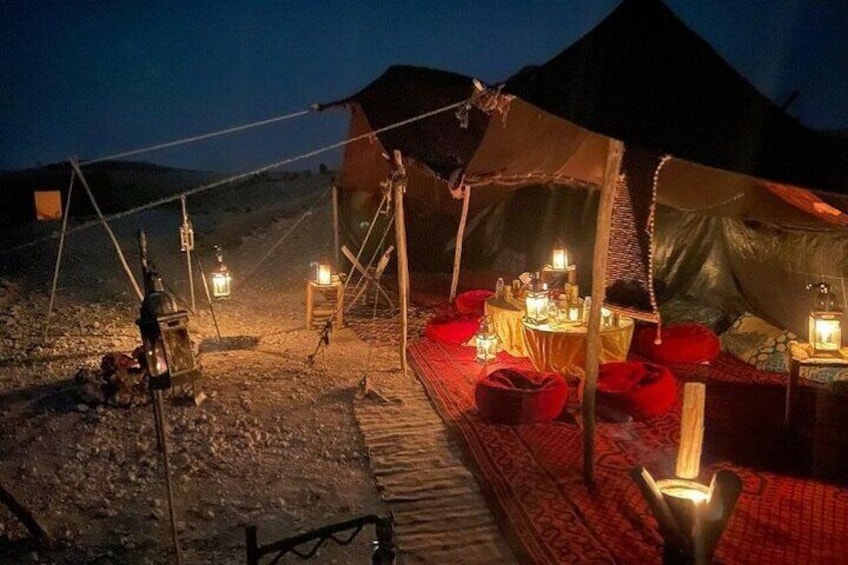 Romantic Dinner in Agafay & Camel Ride with transfer - Marrakesh