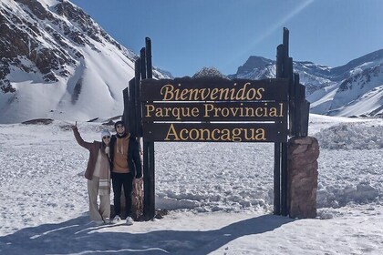 Tour Parque Aconcagua, Andes Mountains. High mountain.