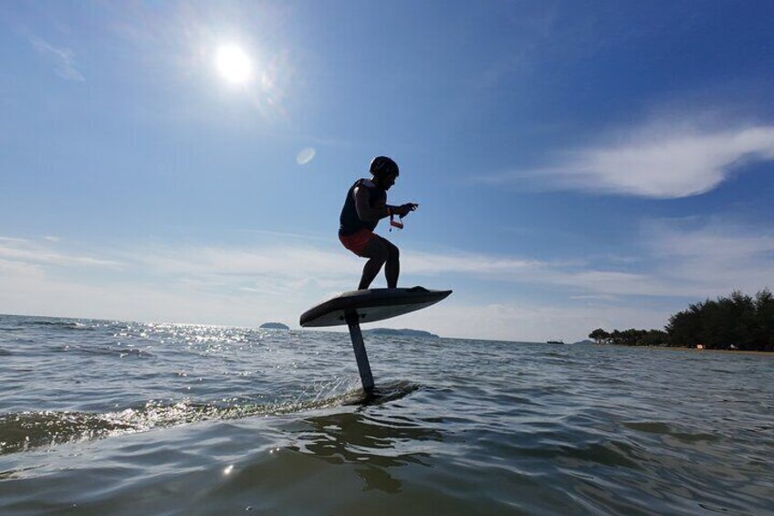 Private Guided E-Foil Experience in Tanjung Aru Beach