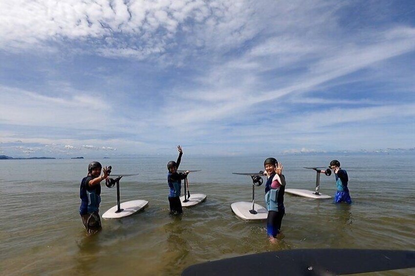 Private Guided E-Foil Experience in Tanjung Aru Beach